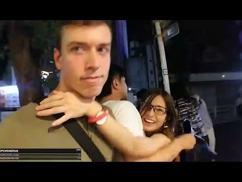 Japanese girl goes crazy for a foreigner