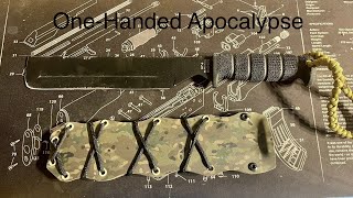 Ontario SP-8 Machete quick review/testing.  2 tests and 3 custom improvements