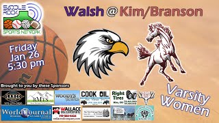 Walsh @ Kim/Branson - Varsity Women Basketball -  Jan 26, 2024