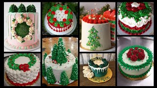 New Butter Cream Christmas Cakes Decor Ideas |2021 Christmas Birthday, Anniversary Cakes Designs