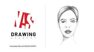 How to Draw Oval Type Face | Easy Oval Type Face Drawing for Beginners