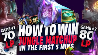 Learn how to win the JUNGLE MATCHUP in the first 5 MINUTES with JUNGLE YORICK!