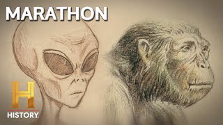 Ancient Aliens: Otherworldly Connections to Mysterious Beings *Marathon* | History