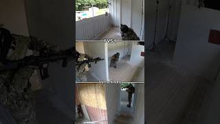 CQB Training 1 VS 1 #airsoft #military #shorts