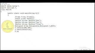 Java | Swing class 'BoxLayout' | CodeLearning