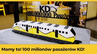 🎉🎉🎉 MAMY TO! 100 MILIONÓW PASAŻERÓW KD! 🚈 🚈 🚈