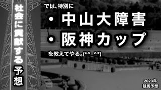 中山大障害2023・阪神カップ2023 [競馬予想]