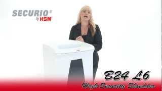 HSM Securio B24 HS L6 NSA High Security Shredder