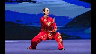 Women's taijiquan　Shang hai Li Zhou 2017 National Wushu Routine Championship (Tai Chi event)