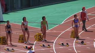 20180428 第52回織田記念陸上 SEIKOチャレンジ女子100m全3レース