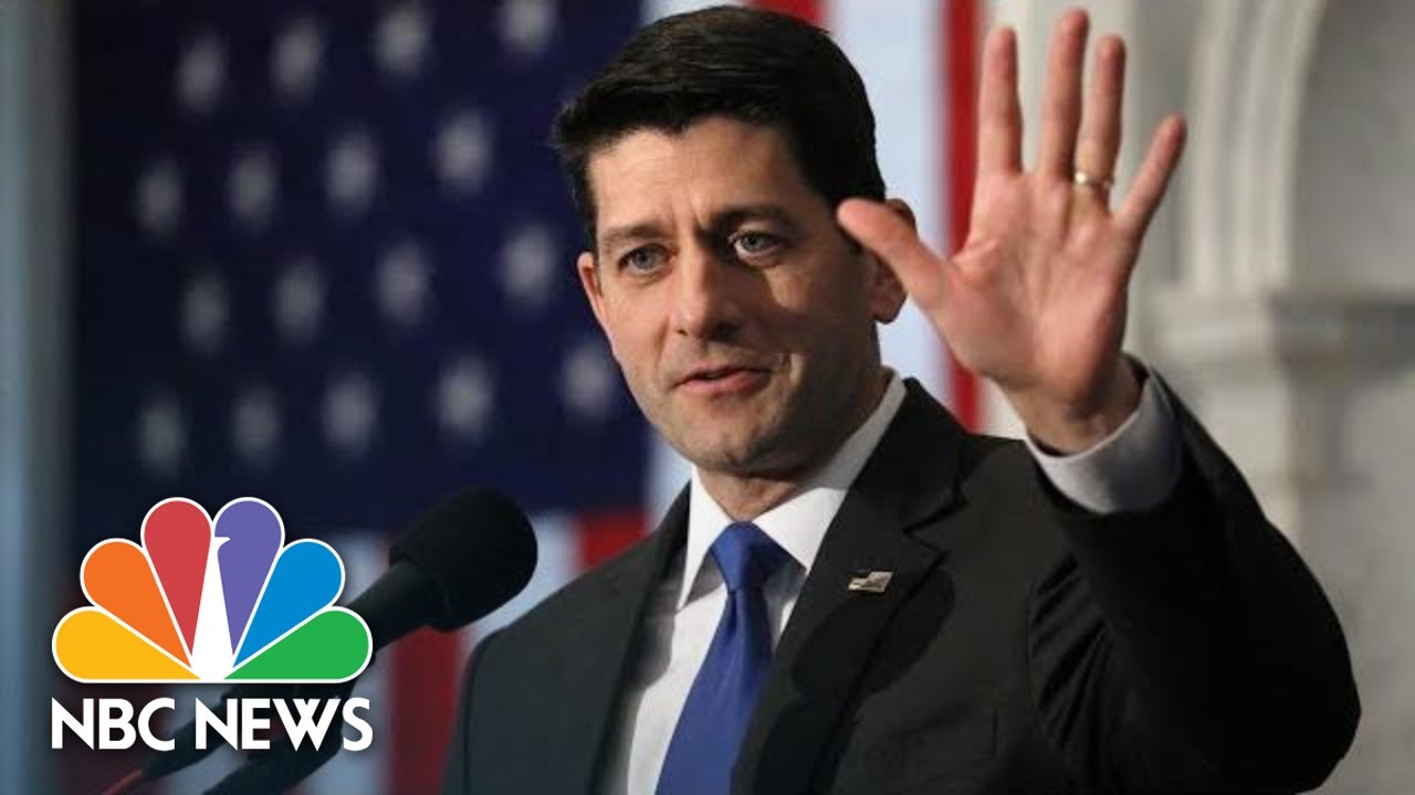 Ryan In Farewell Speech: 'Outrage Has Become A Brand’ | NBC News - YouTube