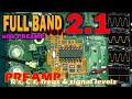 HF FULL BAND Mod. v2.1 w/ PREAMP - PREAMP Signal Levels & Overview - Quansheng UV-K5 (Si4732 chip)