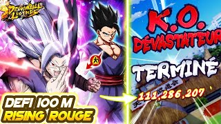 👊 [TUTO] COMMENT INFLIGER 100M de DÉGÂTS au DÉFI RISING RUSH ROUGE (3 ex avec démo) ? | DB LEGENDS