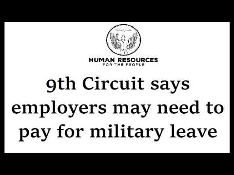 Are employers required to give military leave?