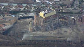 Conners Creek Power Plant implosion on Dec. 13, 2019 (extended cut)