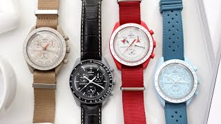 Straps for MoonSwatches | How to Strap Your Omega x Swatch Mission to Mars, Jupiter, Moon, Uranus