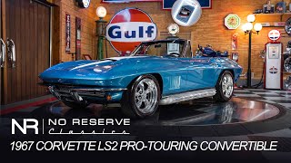 (4K) WALK AROUND 1967 Chevrolet Corvette LS2 Pro-Touring Convertible Restomod - FOR SALE 18005627815