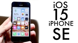 iOS 15 OFFICIAL On iPhone SE! (Review)