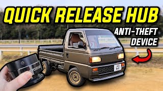 How to Install a Quick Release Hub to a Kei Truck (Honda Acty)