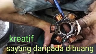 yuk manfaatkan bekas spul yang sudah hangus daripada sia sia//kumpar spul sendiri