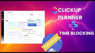 ClickUp Planner + Google Calendar: Time Blocking, Colour Coding & Recurring Tasks