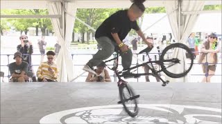 世界最高峰の技を間近で！BMXの競技大会が姫路城で開催