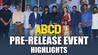 ABCD - American Born Confused Desi Pre Release Event Highlights | Allu Sirish | Nani | Rukshar