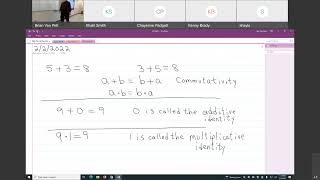 Math 0955 Class 2-2-2022