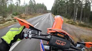 KTM 150 - 100+km/h wheelie - Part 1