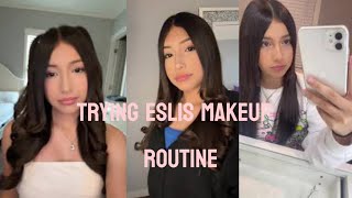 Trying @eslielsa  makeup routine💗 I LOVE ESLI:)