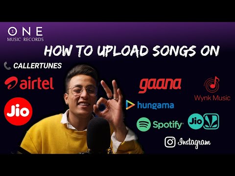 Cómo subir canciones a Gaana, Wynk Music, Hungama, Spotify, Instagram Cómo hacer Callertunes