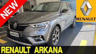 2022 NEW RENAULT ARKANA INTENS TCe 140 SUV COUPE EXTERIOR INTERIORS: COCKPIT AND INFOTAINMENT