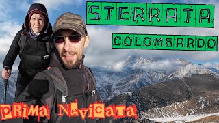 TREKKING 👉 STERRATA del COLOMBARDO la prima NEVE ❄️☃️#trekking #inverno #montagna #video