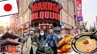 Filipino and Korean family, Our trip to Japan,  Amazing street foods, temple, hotel and shopping