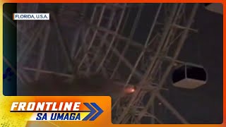 Ferris wheel, biglang pumalya at nagliyab; mahigit 60 pasahero, na-trap | Frontline Sa Umaga