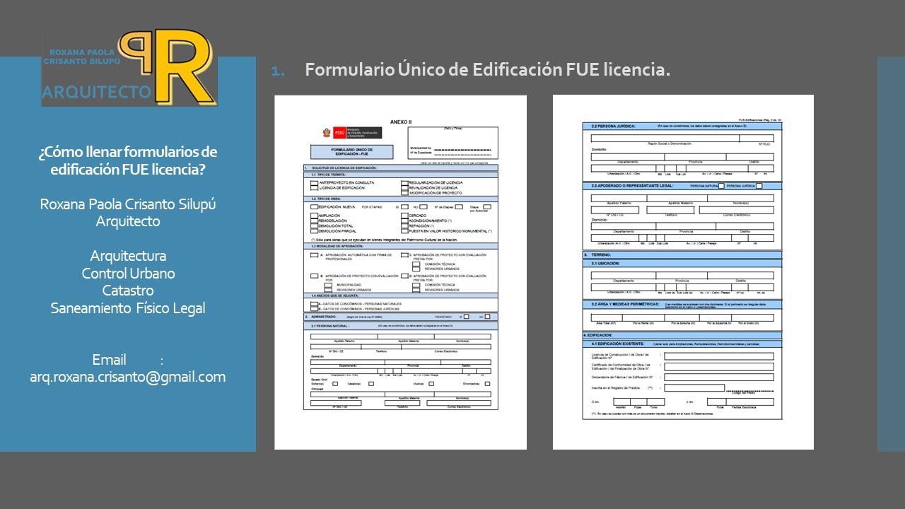 ¿Cómo Llenar Correctamente Un Formulario FUE Licencia? - YouTube