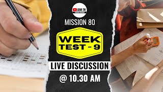 Week Test - 9 | Live Discussion | TNPSC Group 2A Mains | Mission 80