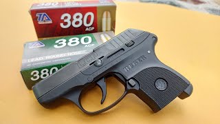 รีวิว ยิงทดสอบปืน RUGER LCP ขนาด .380Acp  กระสุนที่ใช้ยิงทดสอบ Thai arms .380 Acp