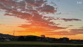 夜明けの風景2021年10月2日(土)