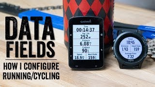 Which Data Fields Do I Use for Running/Cycling?