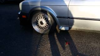 Bmw E30 DIY IX fender flairs on 325e  video1