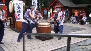 椿大社奉納演奏　熊野鬼城太鼓　『寄せ太鼓』（アンコール演奏）