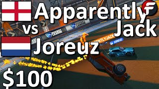 ApparentlyJack vs Joreuz | $100 Rocket League 1v1 Showmatch