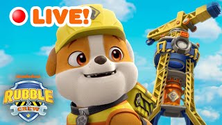 🔴 LIVE: Rubble's Construction Tower & PAW Patrol Lookout Tower Rescues! | Rubble & Crew