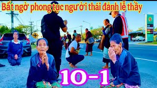 10-1 phong tục người thái Lan khi đảnh lễ thầy a di đà Phật