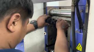 การติดตั้งแม่พิมพ์พลาสติก เครื่องฉีดพลาสติก installing injection molds#แมชชีน 26