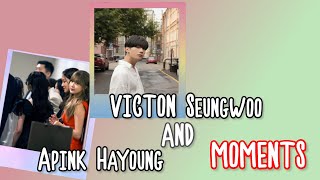 VICTON Seungwoo and Apink Hayoung moments PlayM family