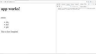 06 Angular 4 Tutorial if then else #6