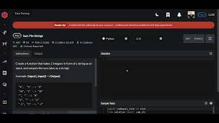 Codewars | Sum The Strings | Python 8 kyu