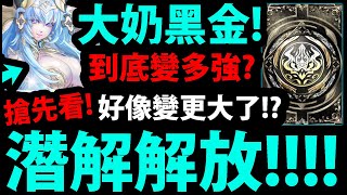 【神魔之塔】艾莉亞上修😍『居然潛能解放！』好興奮Ｒ！👉黑金會變多強？【聖輝漪揚 ‧ 艾莉亞】【聖杯之永息 · 艾莉亞】【大奶黑金】【Gnn情報】【阿紅實況】